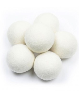 Pure White Wool Dryer Balls