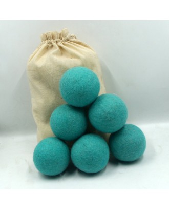 ecofriendly blue Laundry wool dryer balls